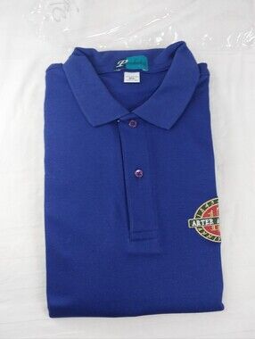 NIP Pembroke size XL men's blue short sleeve polo shirt